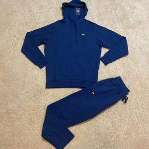 Under Armour UA Rival Men's Fleece Sweatsuit 2 Piece Hoodie & Pants Sz S,M,L,XL